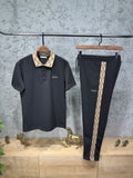 Gucci Örme Yaka Siyah T-shirt & Eşofman Takımı