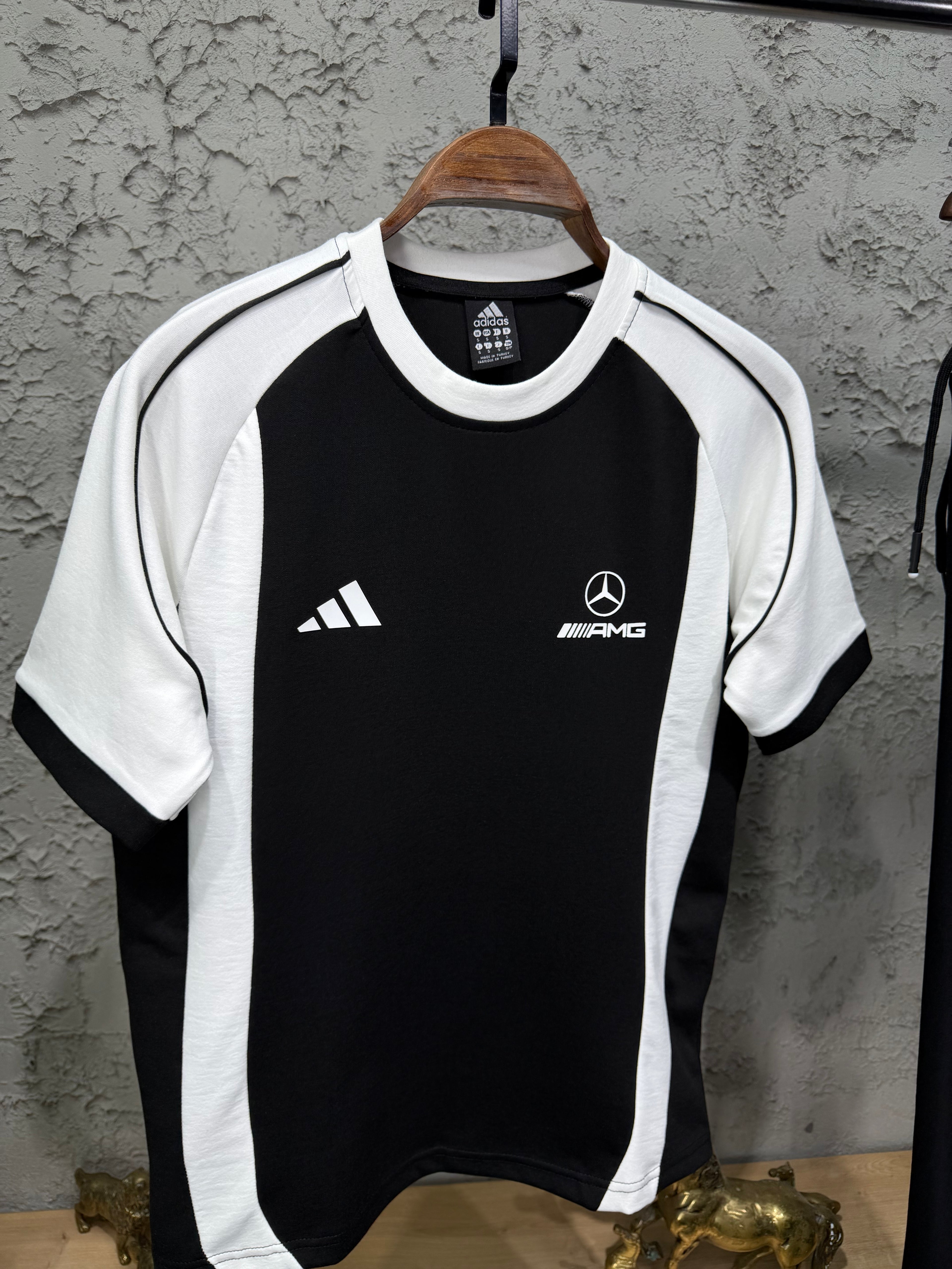 Adidas Mercedes AMG Siyah T-shirt & Eşofman Takımı
