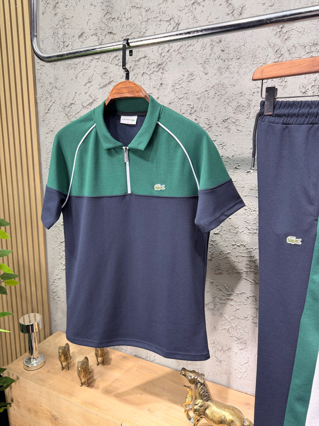 Lacoste Garni Lacivert T-shirt & Eşofman Takımı