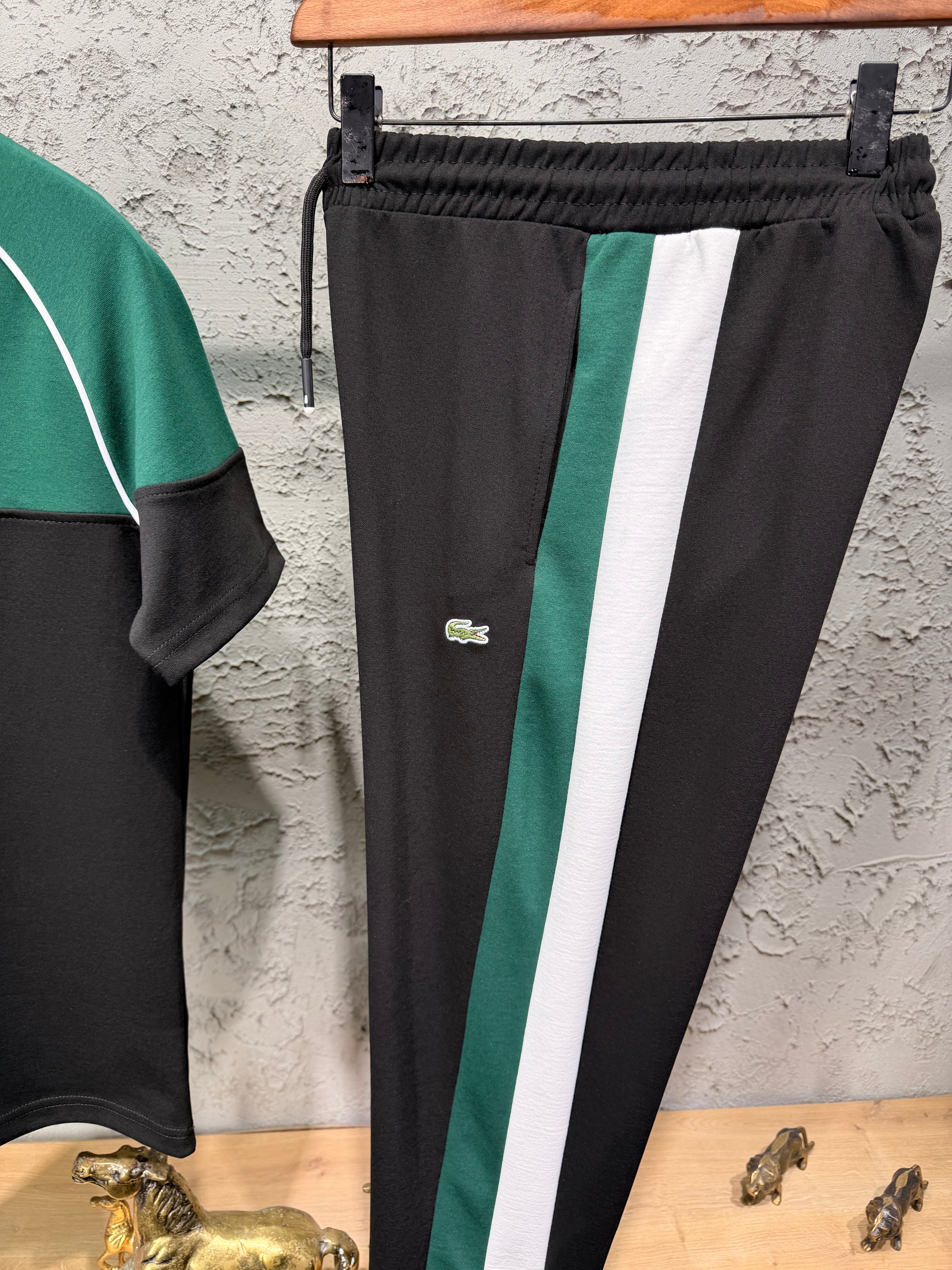 Lacoste Garni Siyah T-shirt & Eşofman Takımı