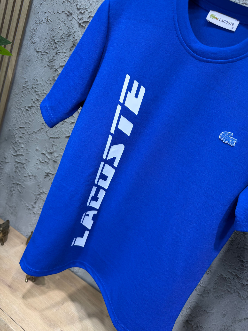 Lacoste Baskılı Mavi T-shirt & Eşofman Takımı