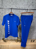 Lacoste Baskılı Mavi T-shirt & Eşofman Takımı