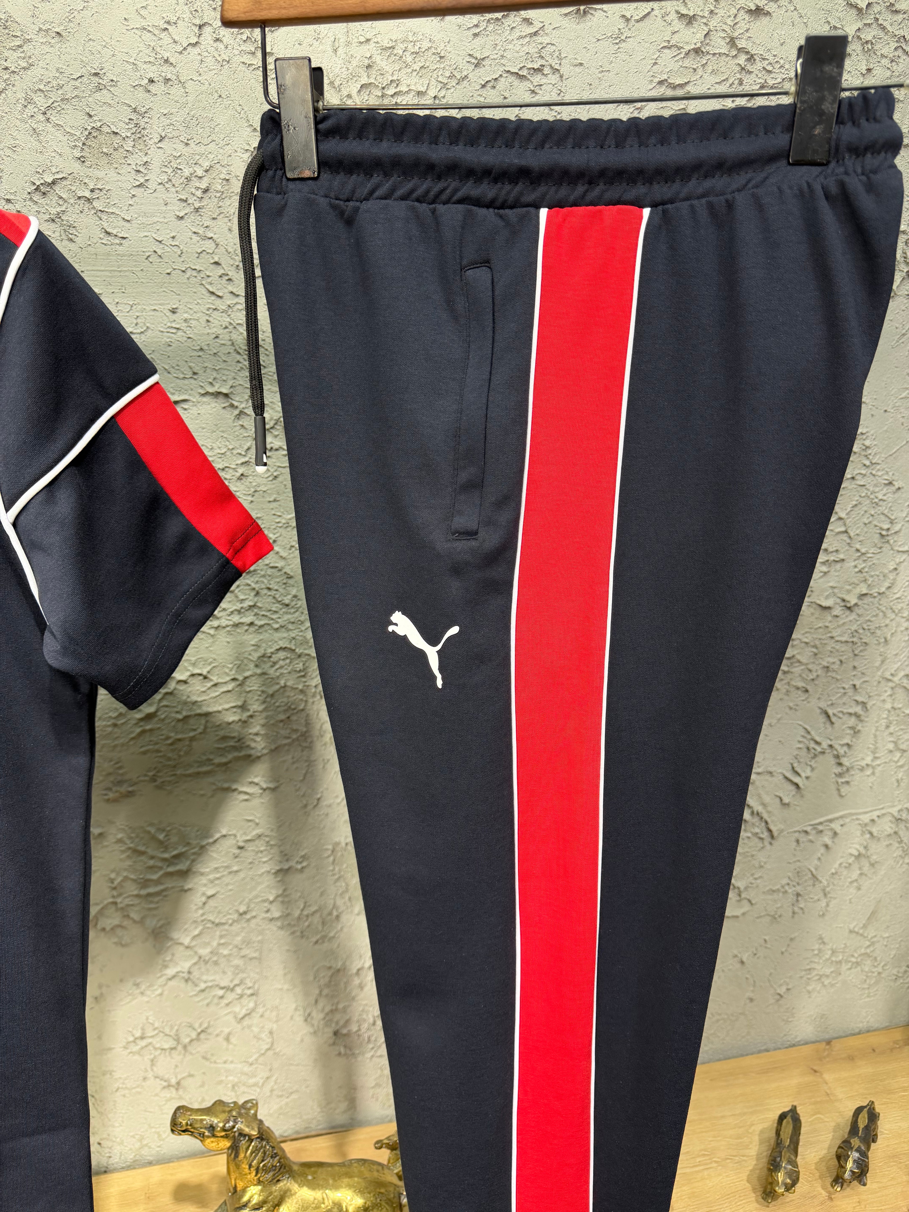 Puma Ferrari Lacivert T-shirt & Eşofman Takımı