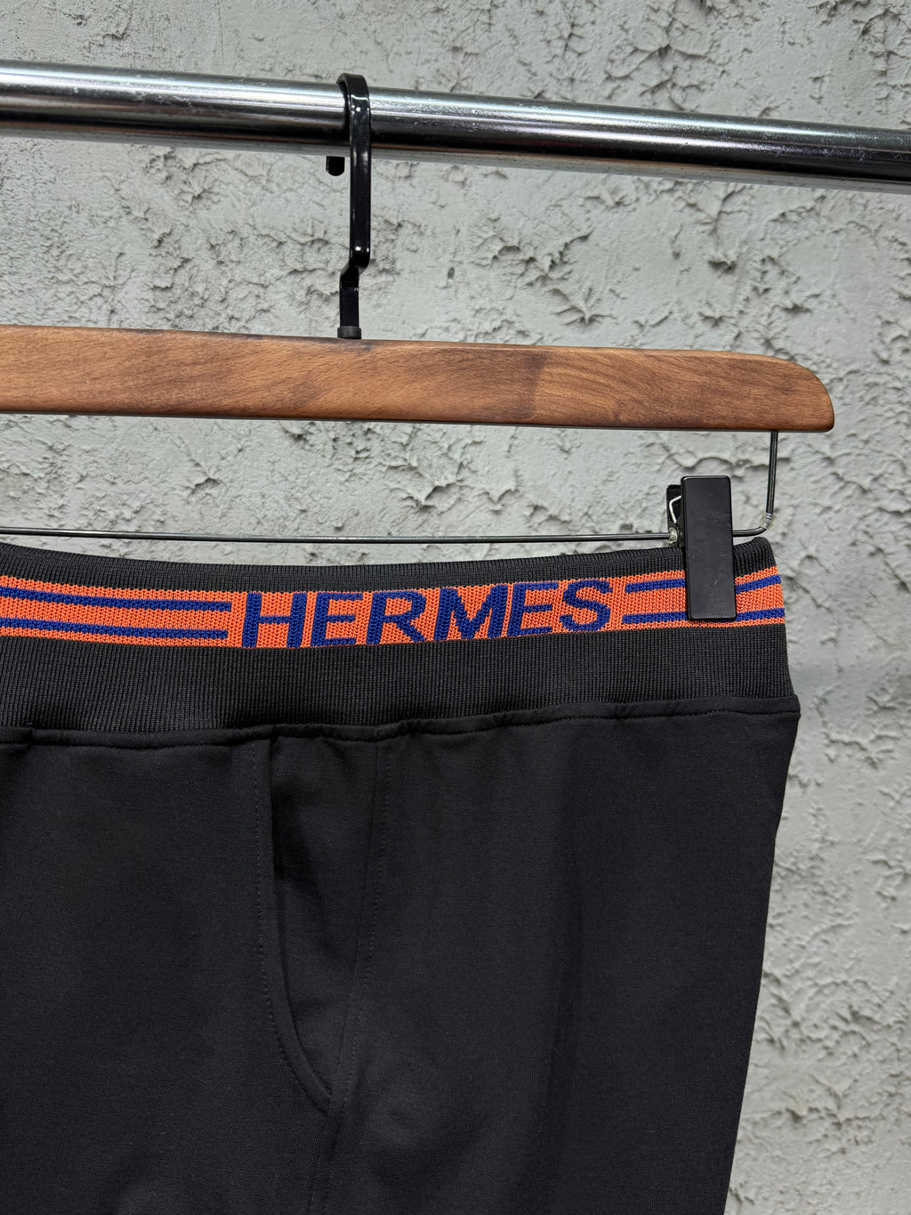 Hermes Erkek Siyah T-Shirt & Siyah Şort Takım