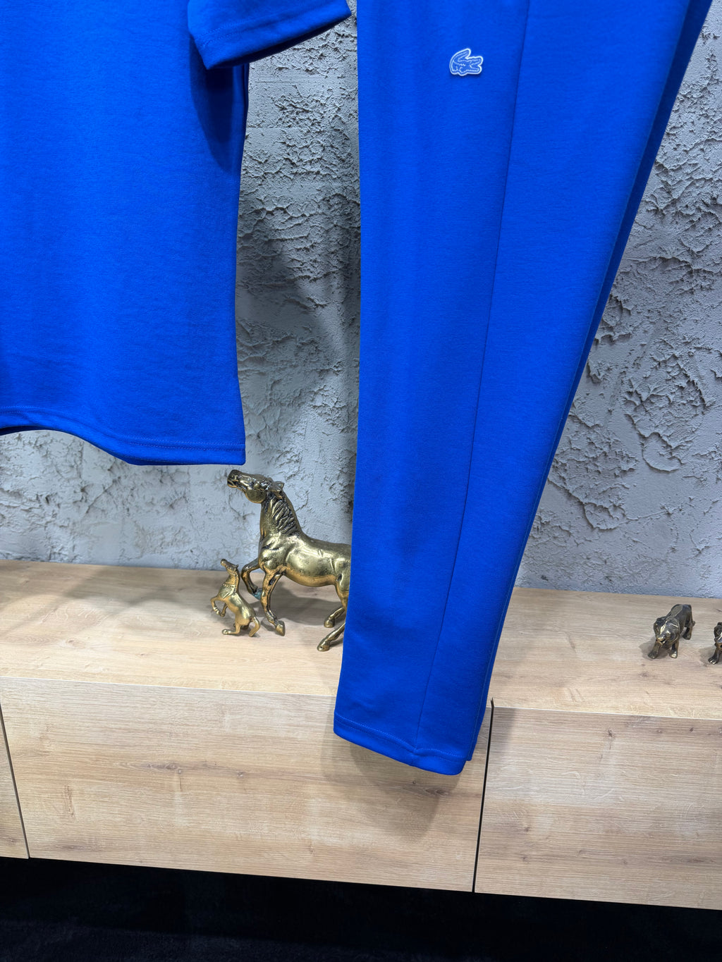 Lacoste Baskılı Mavi T-shirt & Eşofman Takımı
