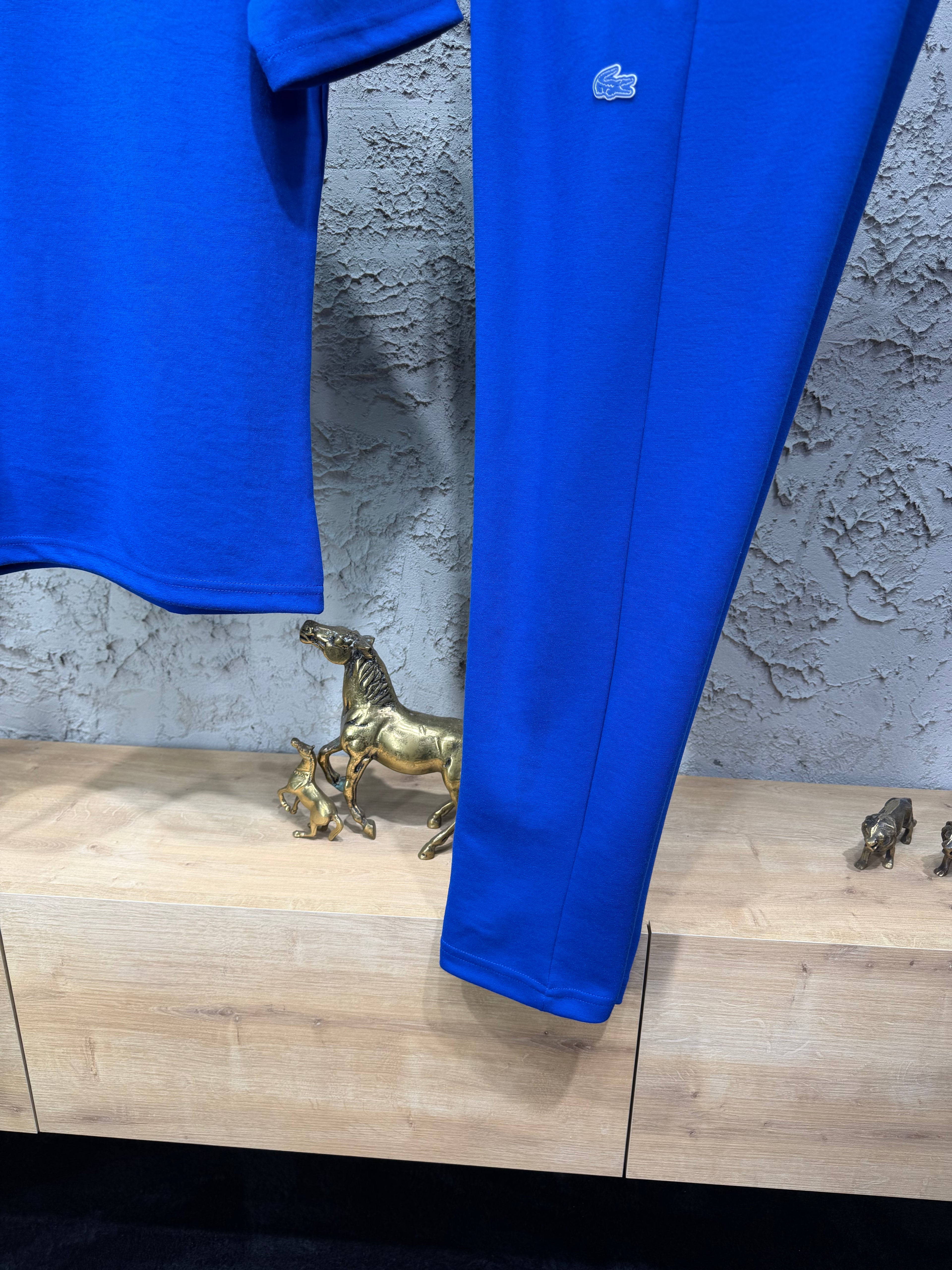 Lacoste Baskılı Mavi T-shirt & Eşofman Takımı