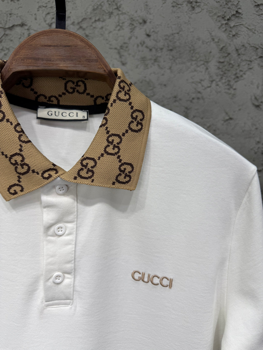 Gucci Örme Yaka Beyaz T-shirt & Eşofman Takımı