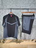 Nike Nocta Siyah-Füme T-shirt & Şort Takımı