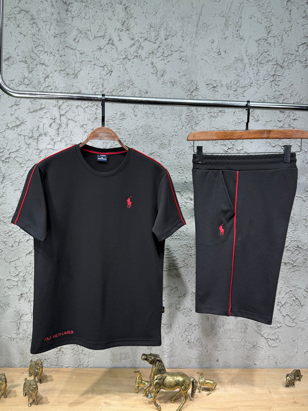 Ralph Lauren Siyah T-Shirt & Şort Takımı