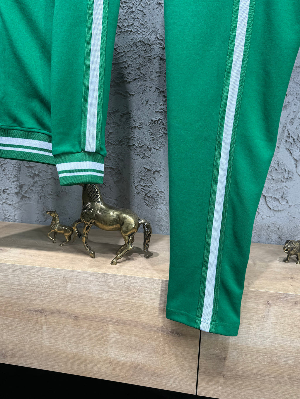 Lacoste Erkek Yeşil Fermuarlı Eşofman Takımı – Premium Seri