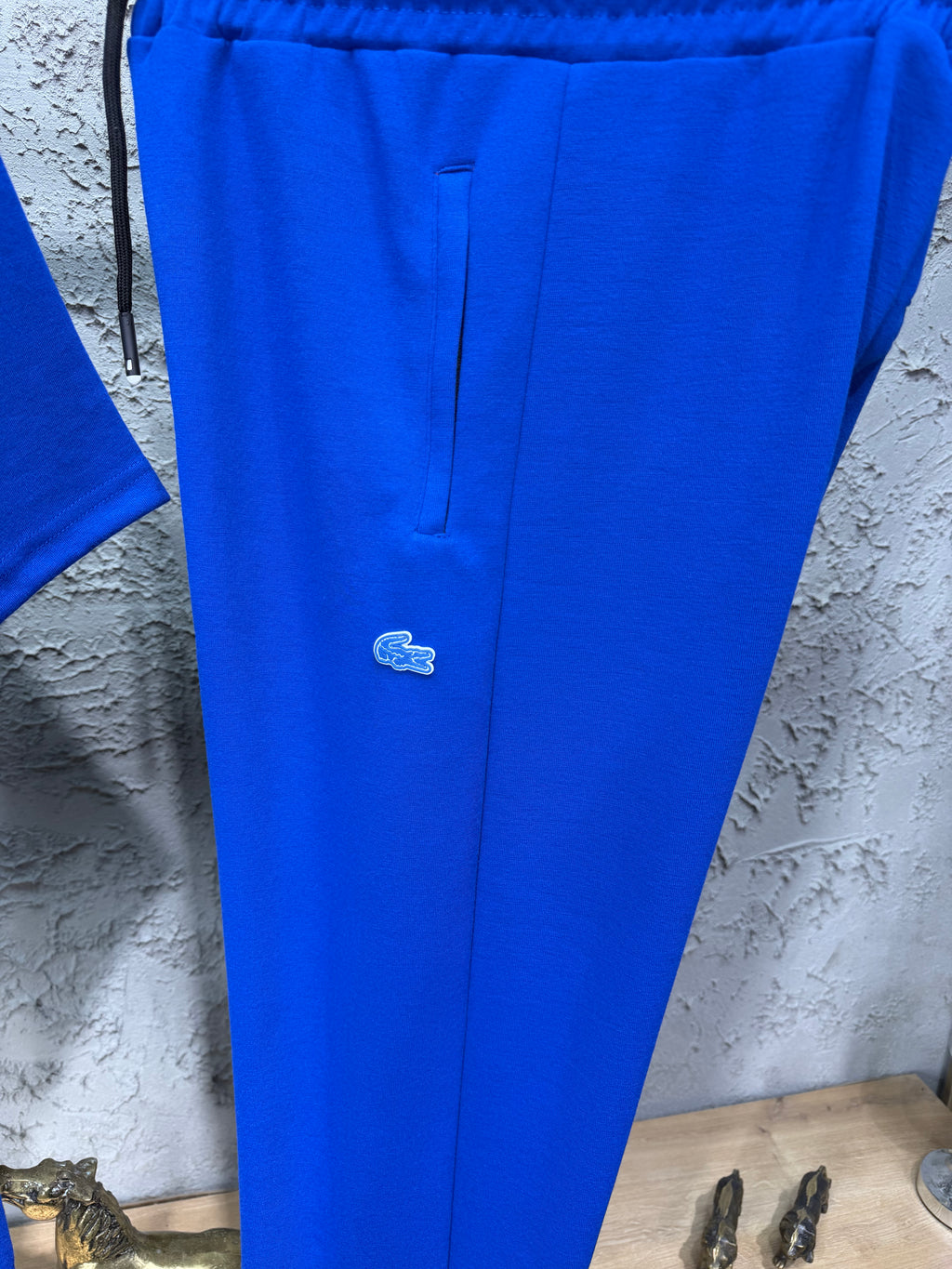 Lacoste Baskılı Mavi T-shirt & Eşofman Takımı