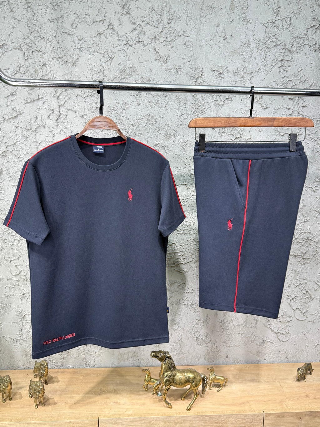 Ralph Lauren Lacivert T-Shirt & Şort Takımı