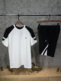 Ralph Lauren Logo Beyaz T-shirt & Şort Takımı