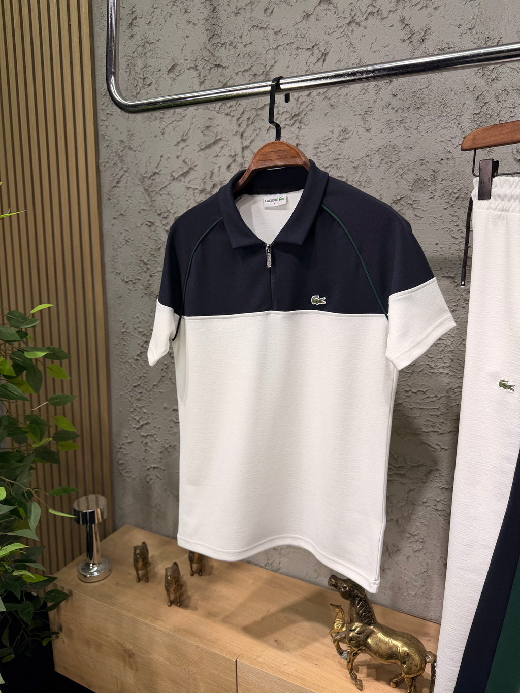 Lacoste Garni Beyaz T-shirt & Eşofman Takımı