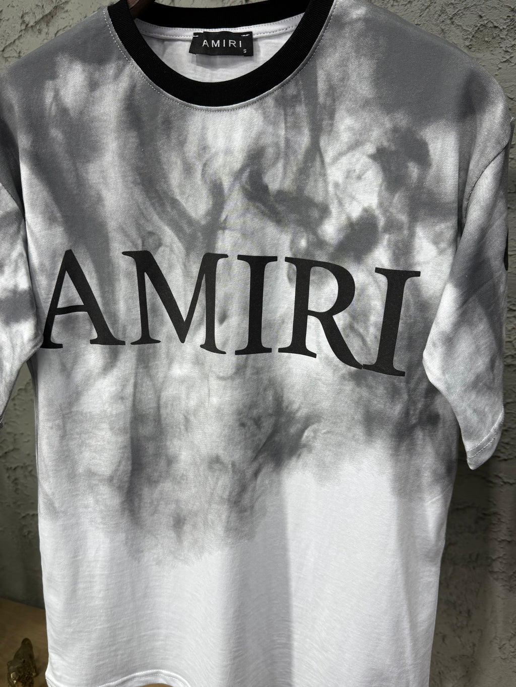 Amiri Yeni Sezon Siyah Beyaz T-shirt & Şort Takımı