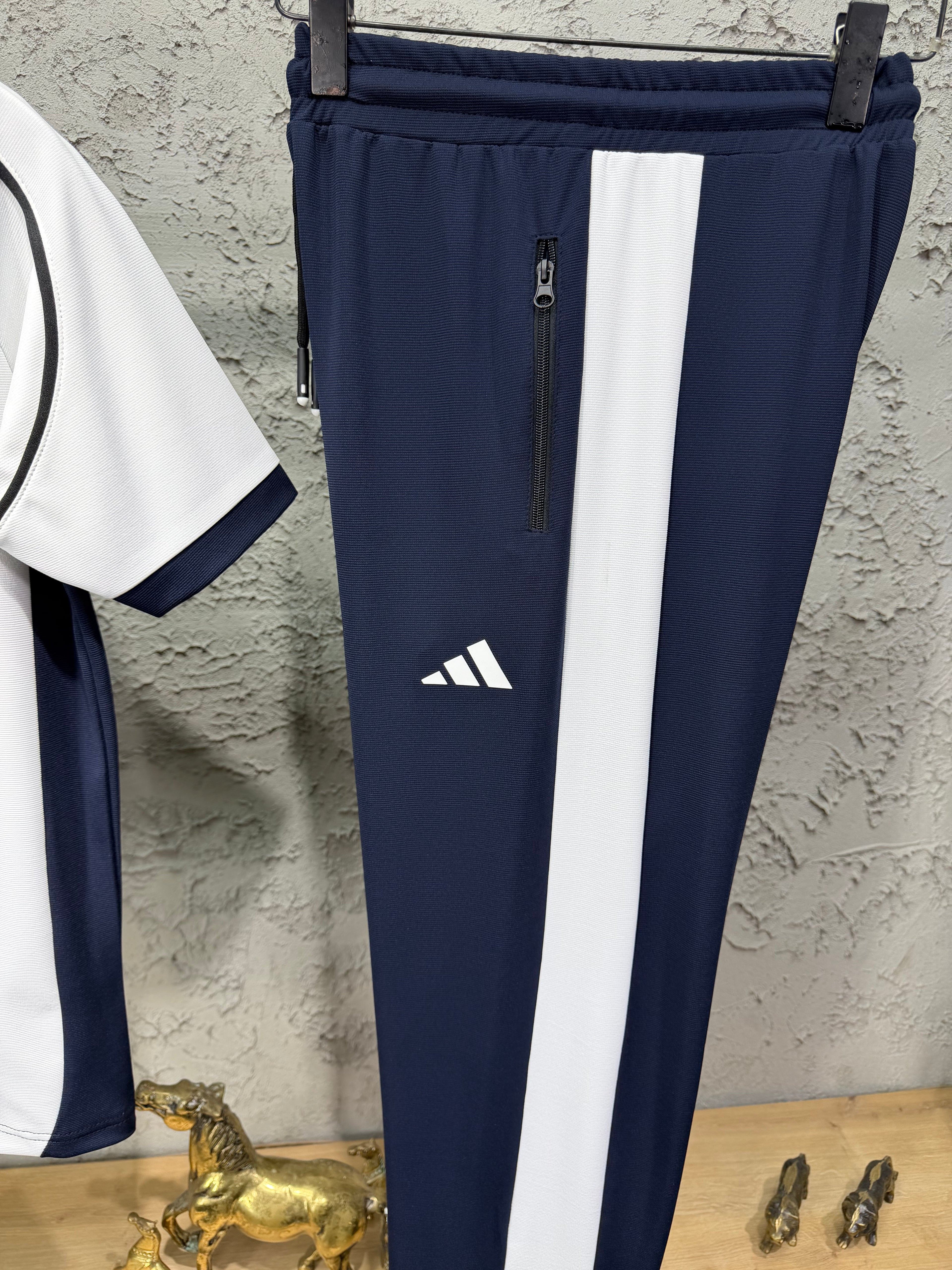 Adidas Mercedes AMG Lacivert T-shirt & Eşofman Takımı