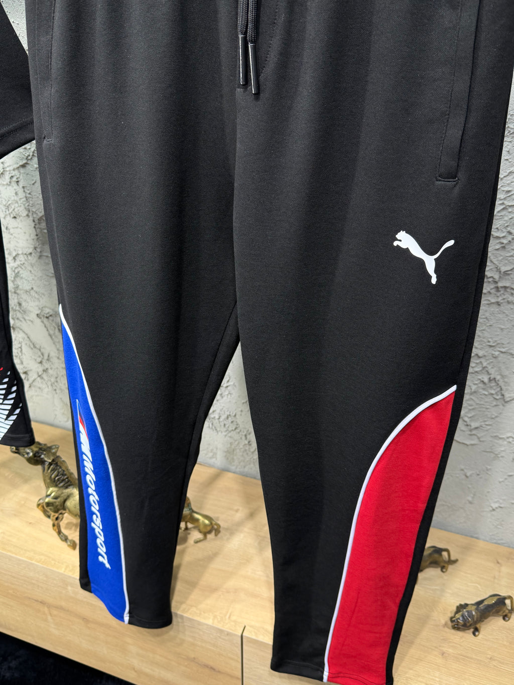 Puma Bmw Motorsport Siyah Renk Bloklu T-Shirt & Eşofman Takımı