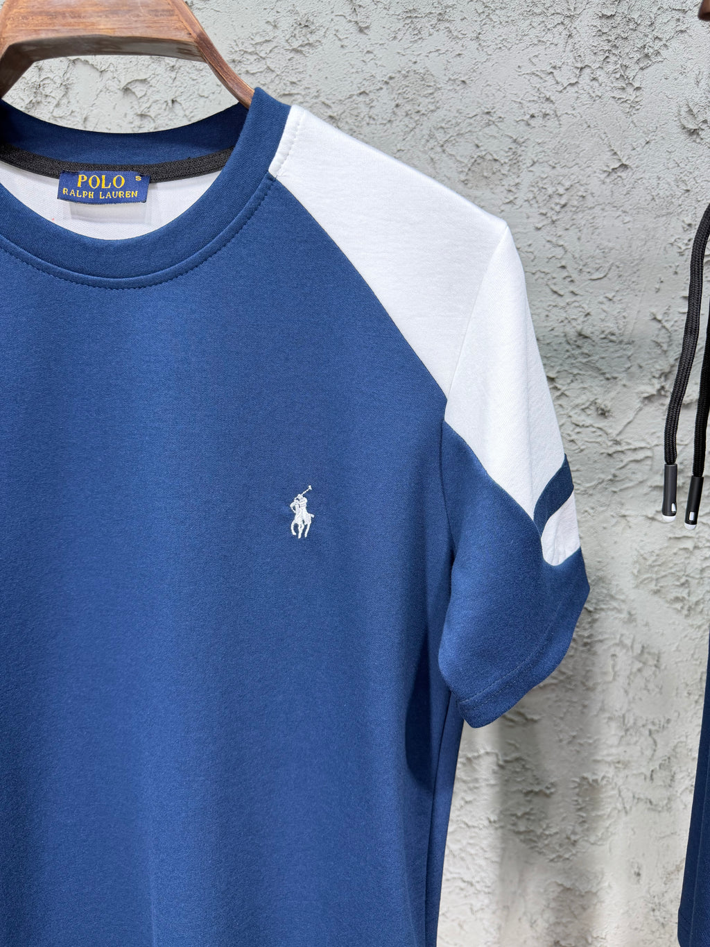 Ralph Lauren Logo Lacivert T-shirt & Şort Takımı